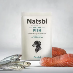 natsbi-steamed-fish נטסבי דגים מזון טבעי לכלבים