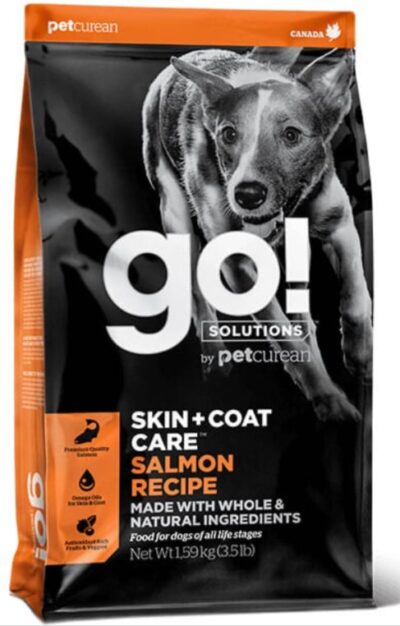 גו! סלמון GO! SKIN + COAT Salmon Recipe for Dogs לכלבים 1.6 ק"ג