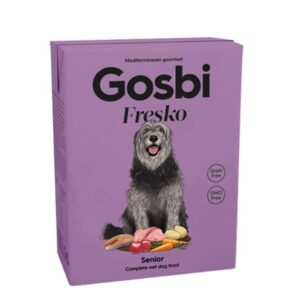 מזון רטוב לכלבים גוסבי פרסקו סניור מגש gosbi