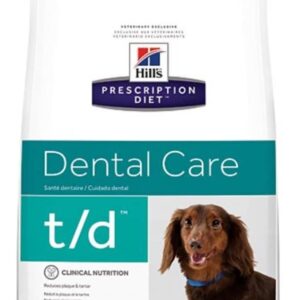 מזון רפואי לכלבים הילס T/D מגזע קטן 3 ק"ג Hill's t/d Canine Mini