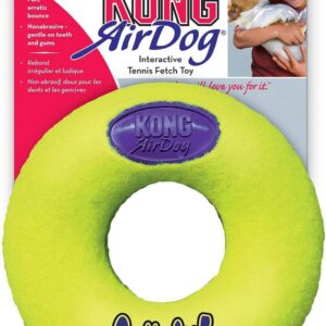 צעצוע לכלב קונג דונאט סקוויקר Dog Toy KONG Donut Squeaks L