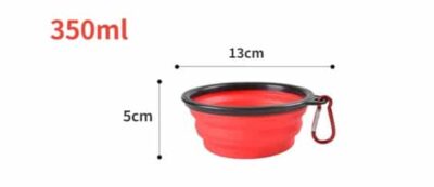 ⁦קערה מתקפלת לכלב foldable dog and cat food water container⁩ – תמונה ⁦3⁩