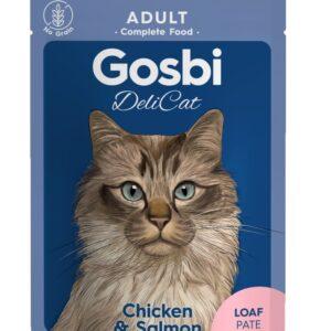 גוסבי דליקט חתולים בוגרים מזון רטוב מלא Gosbi Delicat Adult 1120g