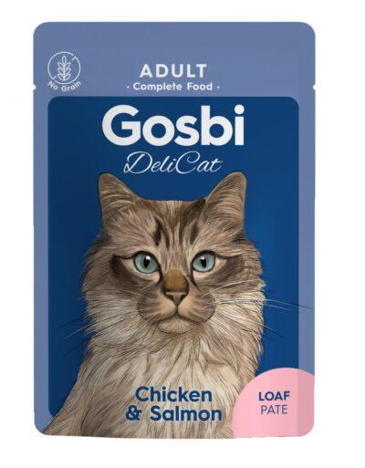 גוסבי דליקט חתולים בוגרים מזון רטוב מלא Gosbi Delicat Adult 1120g