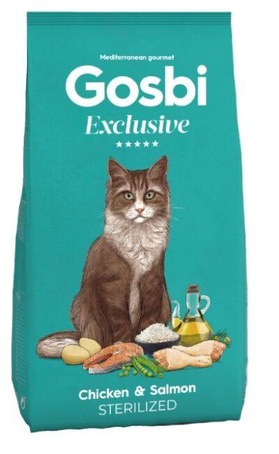 גוסבי אקסלוסיב סטרלייזד חתול בוגר Gosbi Exclusive sterilized