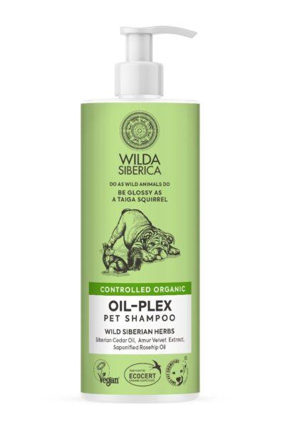 שמפו על בסיס שמנים אורגניים WILDA SIBIRICA OIL-PLEX PET SHAM ווילדה סיביריקה לכלבים וחתולים