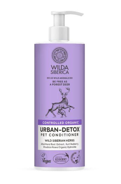 uuhksv xhchrhev מרכך אורגני לניקוי עמוק WILDA SIBIRICA URBAN-DETOX PET CONDITIONER לכלבים וחתולים