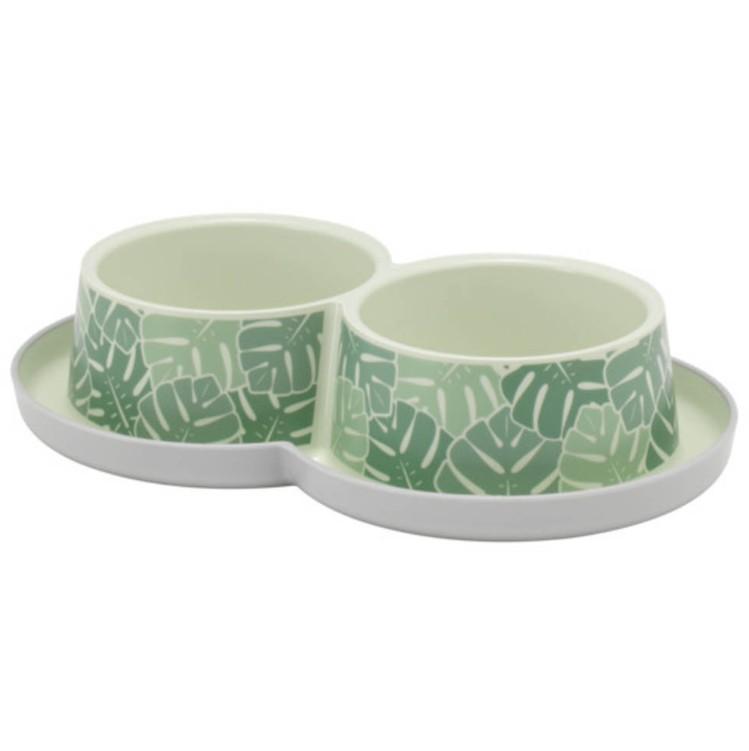 צלחת כפולה מעוצבת מודרנה 350 מל