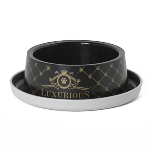 צלחת פלסטיק מעוצבת מודרנה 350 מל