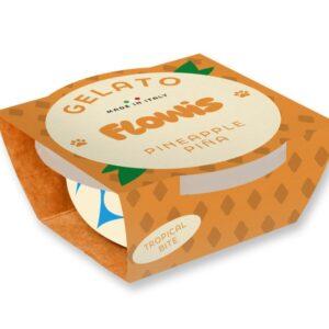 גלידה לכלבים בטעם אננס להכנה ביתית 40 גרם – Flowis Gelato
