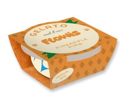 גלידה לכלבים בטעם אננס להכנה ביתית 40 גרם – Flowis Gelato