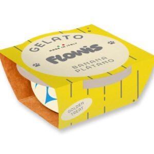 גלידה לכלבים בטעם בננה להכנה ביתית 40 גרם - Flowis Gelato