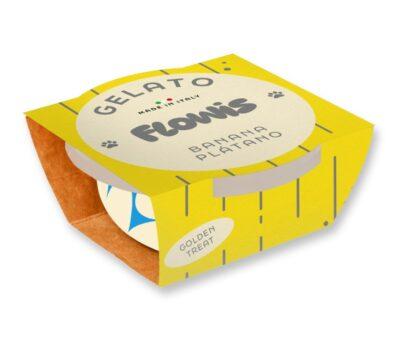 גלידה לכלבים בטעם בננה להכנה ביתית 40 גרם - Flowis Gelato