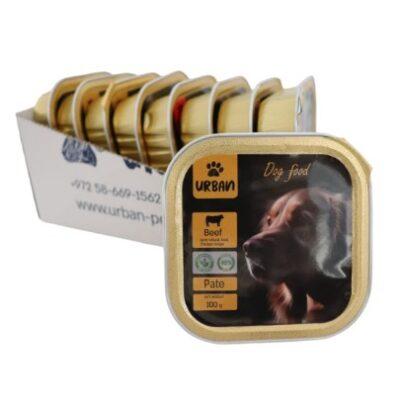 מעדן לכלב בטעם בקר 100 גרם אורבן