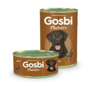 שימורי פלז'יר צבי לכלב מבית Gosbi במשקל 185 גרם