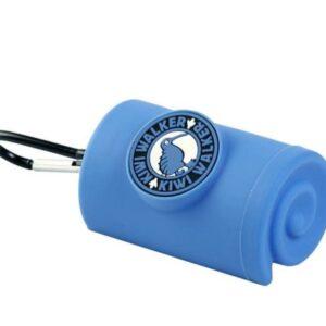 פאוץ סיליקון לשקיות קקי בצבע כחול