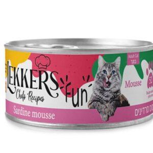 לקרס מוס סרדינים 185 גרם Lekkers Sardines Mousse