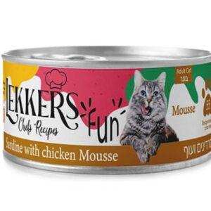 לקרס מוס סרדינים ועוף 185 גרם