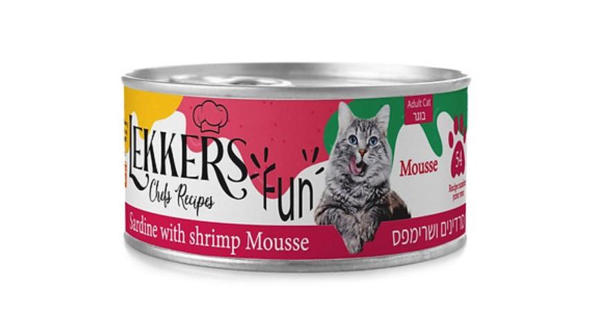 לקרס מוס סרדינים ושרימפס 185 גרם חדש