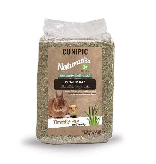 חציר קוניפיק פרימיום טימוטי 500 גרם Cunipic Hay