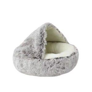 מיטת פיתה פרוותית חומה