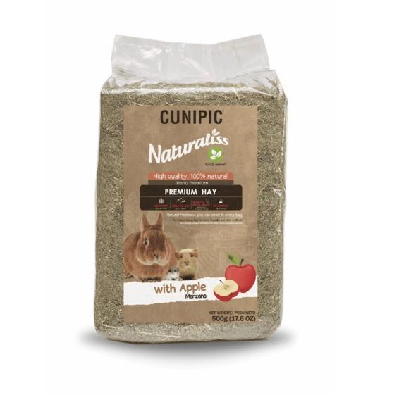 קוניפיק חציר פרימיום עם תפוח 500 גרם Cunipic Hay