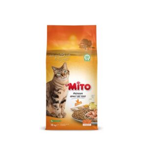 מיטו אוכל לחתולים 15 קג Mito עוף