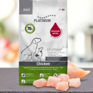 פלטינום עוף 5 קגPLATINUM אוכל חצי לח לכלבים